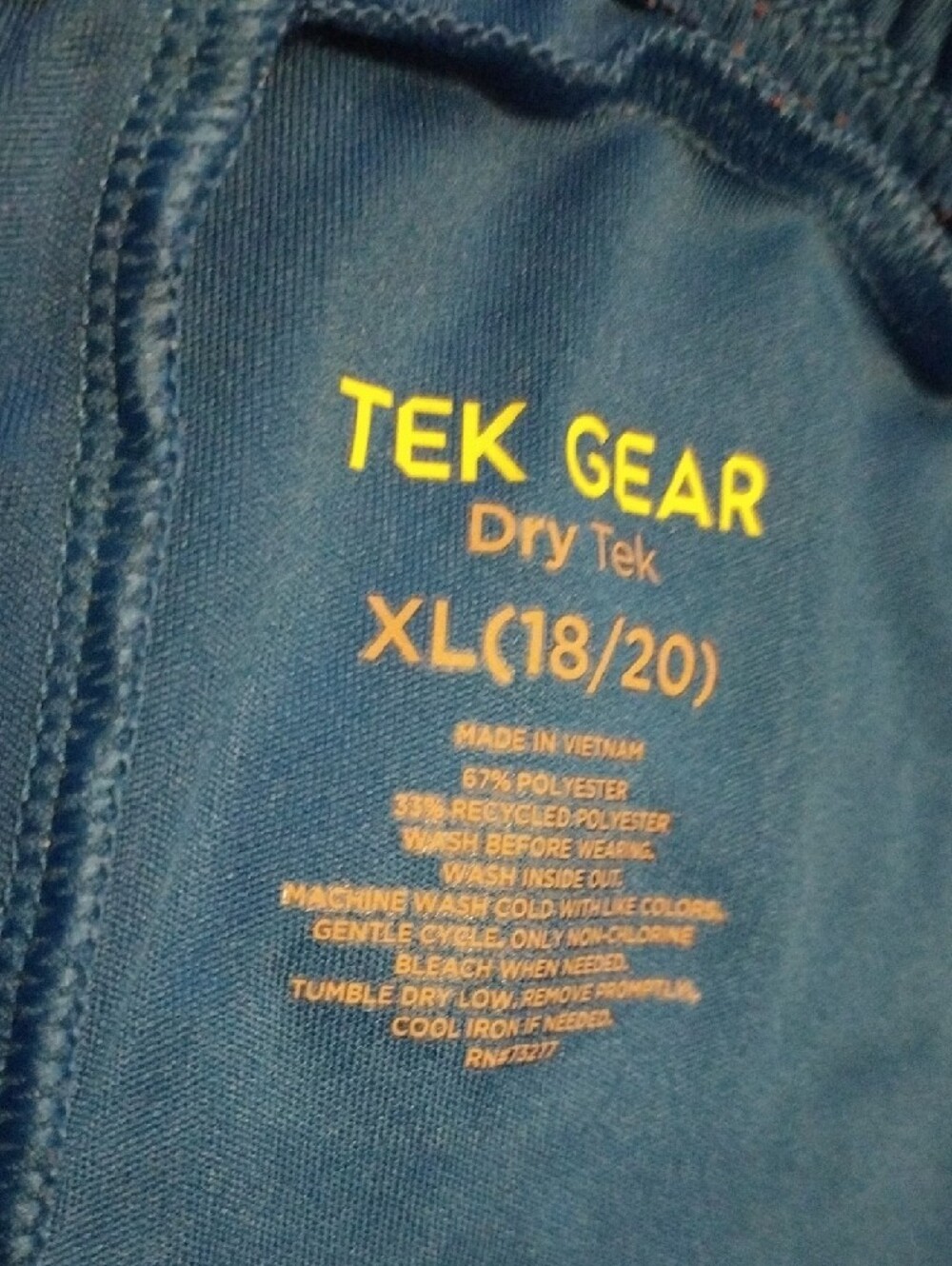 Boy's Athletic Blue Performance Shorts - Picture 5 of 7